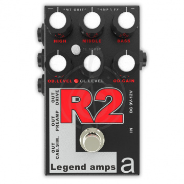 Изображение AMT R2 Legend amps 2 Guitar preamp - гитарный предусилитель (Mesa Rectifier) 