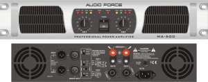 Изображение Audio Force MA-500 Усилитель мощности 2х500 Вт/8 Oм, 2х850 Вт/4 Oм УЦЕНКА
