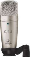 Изображение Behringer C-1U - конденсаторный микрофон c USB аудиоинтерфейсом (165x55)