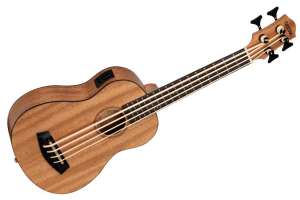 Изображение Cascha HH-2175 - Укулеле бас со звукоснимателем, с чехлом, цвет натуральный