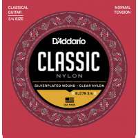 Изображение D'Addario EJ27N 3/4 - струны для классических гитар 3/4, среднее натяжение