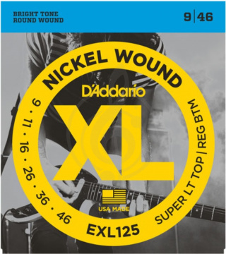 Изображение D'Addario EXL125 - Струны для электрогитары 9-46