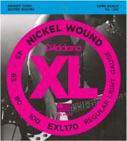 Изображение D'Addario EXL170 - Струны БАС soft long 045-100