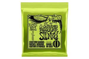 Изображение ERNIE BALL 2629 Nickel Wound Regular Slinky 8 - Cтруны для 8стр. эл.гитары