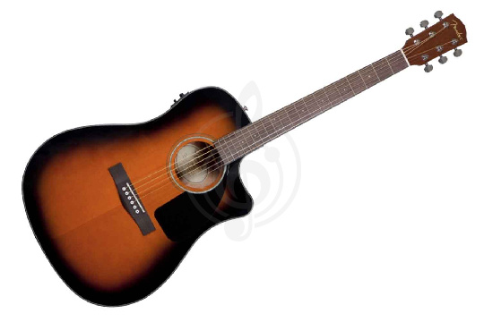 Изображение FENDER CD-60CE DREADNOUGHT BROWN SUNBURST W/FISHMA