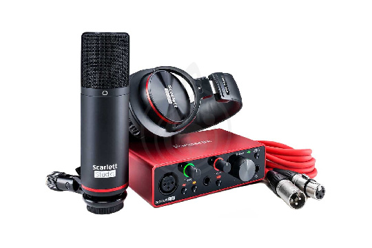 Изображение Focusrite Scarlett Solo Studio (3rd GEN) - Студийный комплект