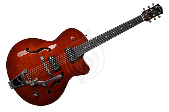 Изображение Godin 047819 5th Ave Uptown T-Armond Havana Burst - Электрогитара арктоп