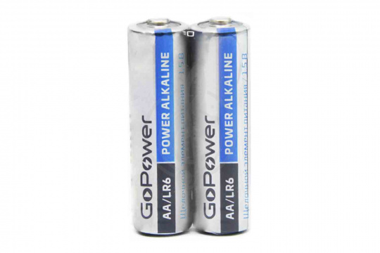 Изображение GoPower 00-00015599 Super Power Alkaline Shrink - Элемент питания AA/LR6 щелочной 1.5В, 2шт