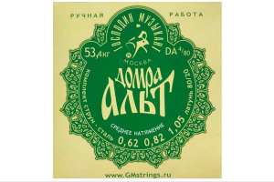 Изображение Господин Музыкант DA-4/80 Комплект струн для Домры Альт (сталь+Л-80)
