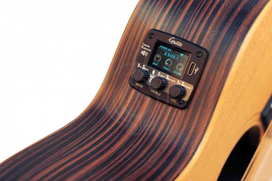 Изображение Guitto GGP-04 - Звукосниматель для акустической гитары, трансакустика, резонансный