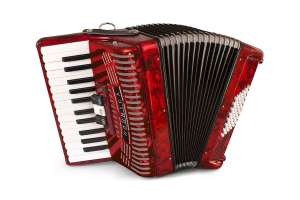 Изображение Hohner A1621 (1304) Hohnica 48 Аккордеон, красный