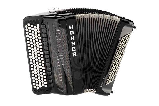 Изображение Hohner A3689 GENIUS IV 120 BK B-S - Аккордеон кнопочный (баян)