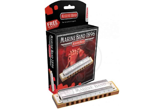 Изображение HOHNER Marine Band 1896/20 C (M189693X) - губная гармоника Richter Classic (+ курс уроков)