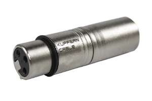 Изображение KUPFERN KYLC026 - Переходник XLR MALE (папа) - XLR FEMALE (мама)