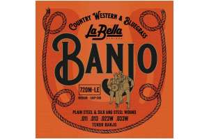 Изображение LA BELLA 720M-LE - Струны для банджо