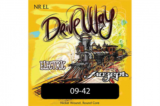 Изображение Мозеръ NR-EL Drive Way - Комплект струн для электрогитары, никель, Extra Light, 9-42