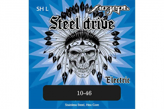 Изображение Мозеръ SH-L Steel Drive - Комплект струн для электрогитары, сталь, 10-46
