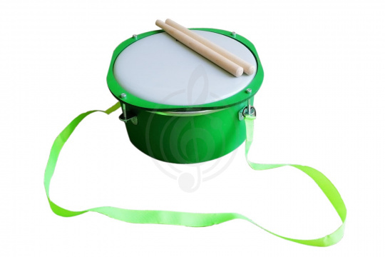 Изображение Музыка Детям MD-CD20G - Детский барабан 20 см, зеленый