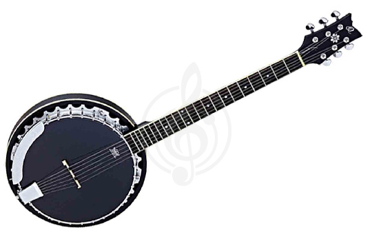 Изображение Ortega OBJ350/6-SBK Raven Series - Банджо 6-струнный