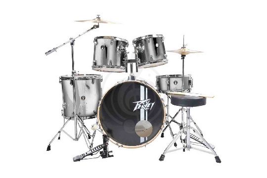 Изображение Peavey PV 5PC Drum Set Silver - Барабанная установка