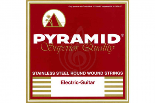 Изображение Pyramid 427100 Stainless Steel - Комплект струн для электрогитары, сталь, 11-48