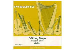 Изображение Pyramid 524100 - Комплект струн для 5-струнного банджо