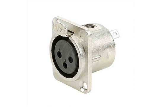 Изображение SHNOOR S3FDX разъем XLR мама панельный