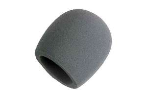 Изображение SHURE A58WS-GRA - поролоновая ветрозащита для микрофонов SM58, PG58 (серая)