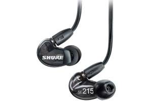 Изображение SHURE SE215-K наушники внутриканальные
