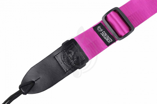 Изображение Soldier STP-1150 2 - Ремень для гитары текстиль, розовый