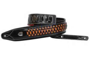 Изображение SOLDIER STP-GL-061 4 - Ремень для гитары натуральная кожа, черно-коричневый