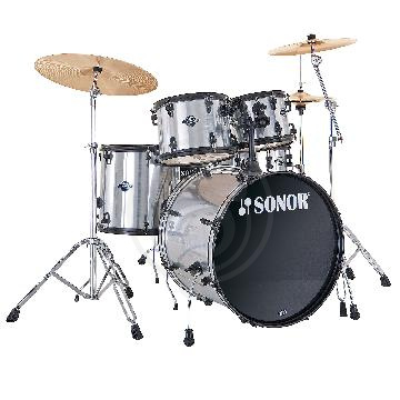 Изображение Sonor SMF11 Stage 1 Set Brushed Chrome Ударная установка (22x17.5' BD, 14x5.5' SD, 10x8' TT, 12x9' 