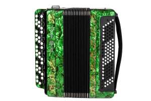 Изображение Тульская гармонь BN-40-GR - Баян Этюд-205М2, 55х100-II, зеленый