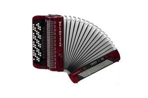 Изображение Weltmeister Romance874-IV-120/87-RD Romance 874 - Аккордеон кнопочный 87/120/IV/11/5, красный