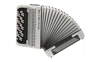 Изображение Weltmeister Romance874-IV-120/87-WH Romance 874 - Аккордеон кнопочный 87/120/IV/11/5, белый